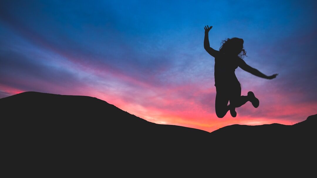 woman achieving success